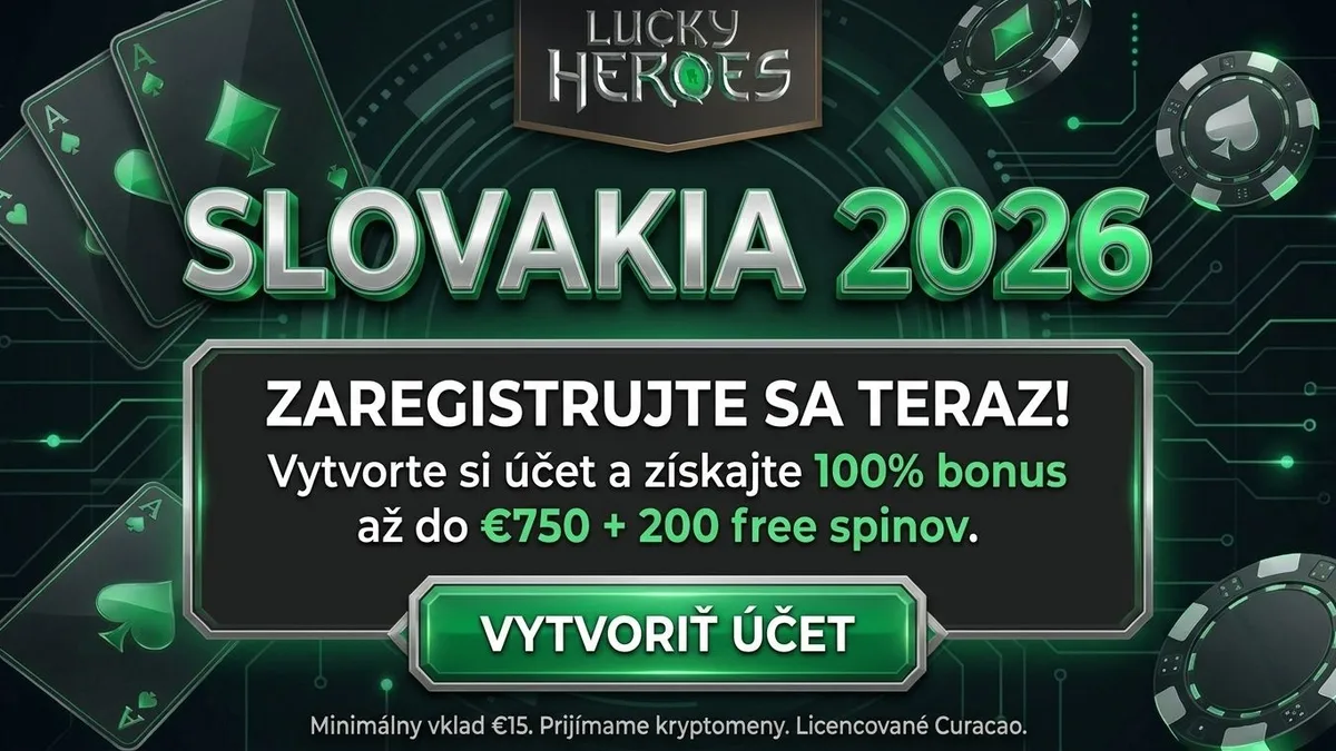 Registrácia s bonusom v Lucky Heroes
