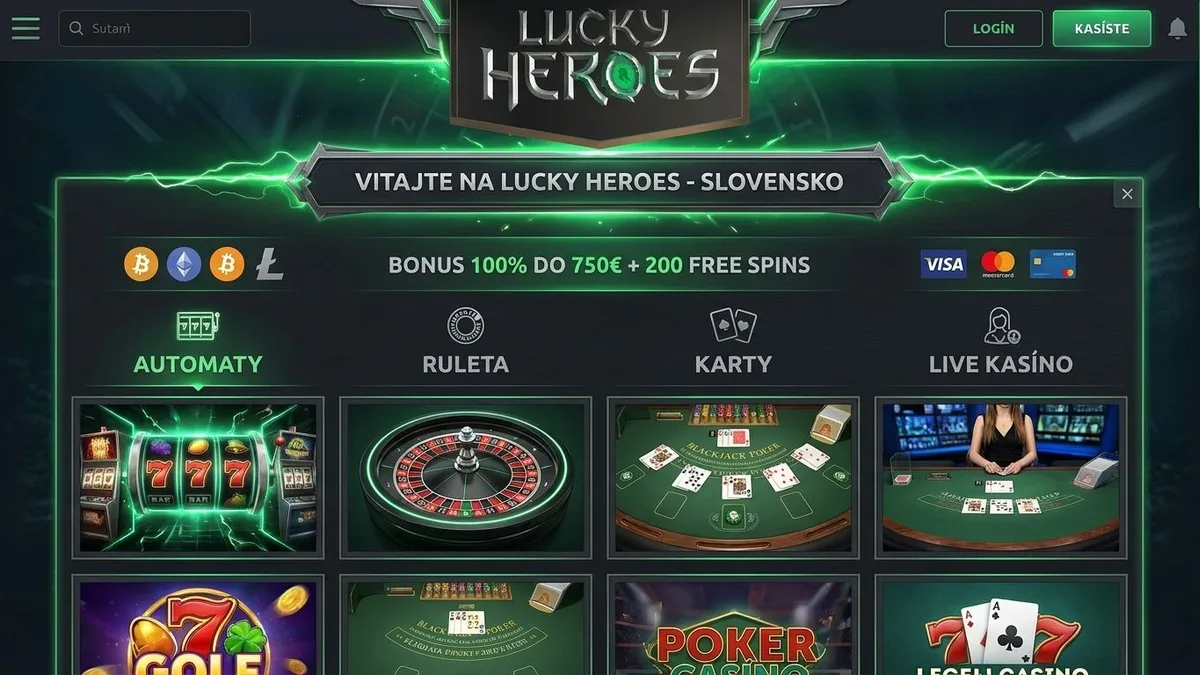 Hry v Lucky Heroes casino
